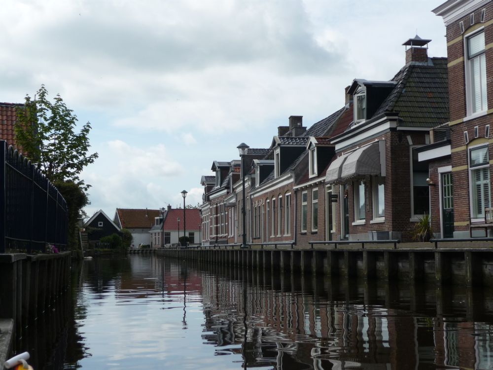 Het water door Wergea